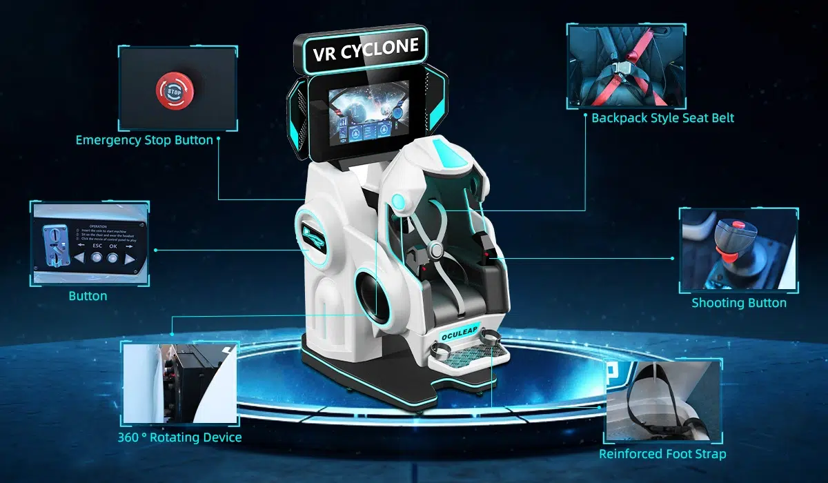 VR Cyclone - Oculeap-9d Vr Simulator Factory