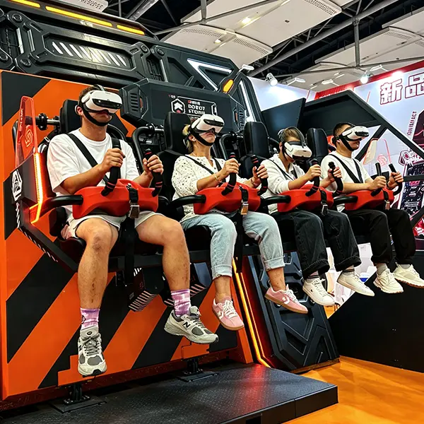 Oculeap Robot Storm VR 360 Rotate Attractions with 4 players