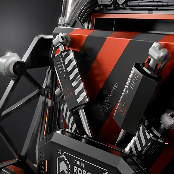 Oculeap Robot Storm VR 360 Attractions Precision mechanics