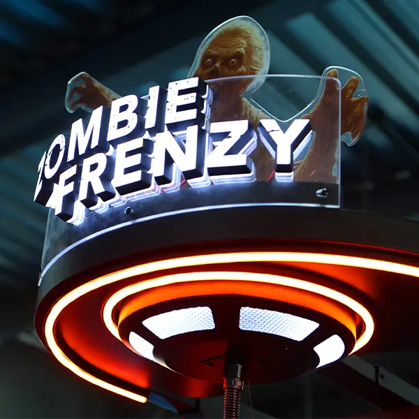 Zombie Frenzy Solo VR arcade game equipment from Oculeap