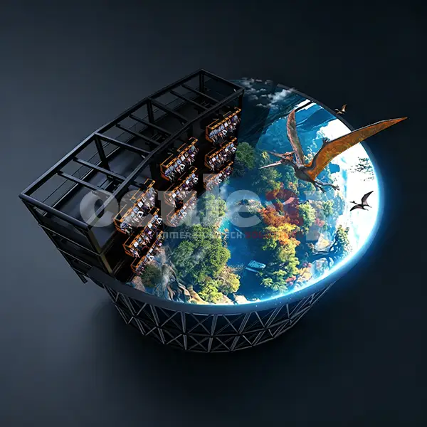 Flying Theater Sky Dome Cinema Amusement Ride from Oculeap