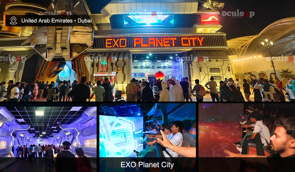 Flying Theater Sky Dome Cinema Amusement Ride businss cases from Oculeap
